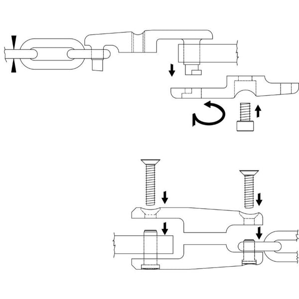 Kong Carbon Steel Fixed Anchor Connector