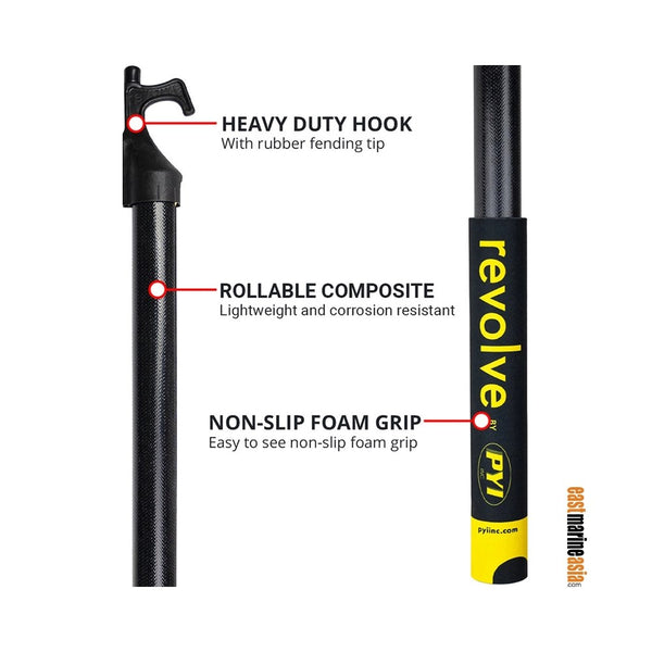 PYI Revolve Rollable Composite Boat Hook
