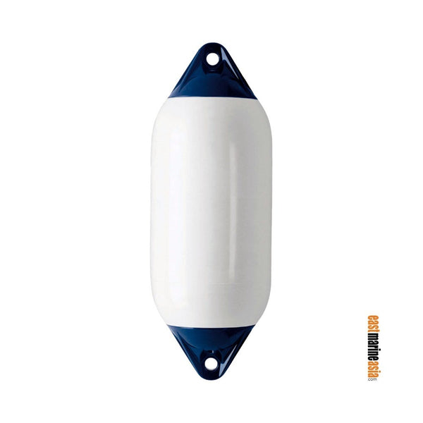 Polyform F Series Boat Fender (White Blue Top)