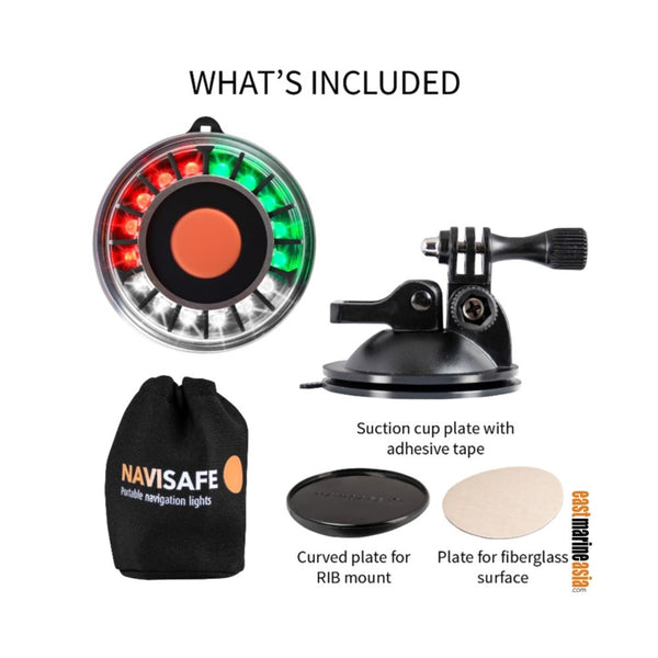 Navisafe Navilight Tricolor Navigation Light with Suction Cup