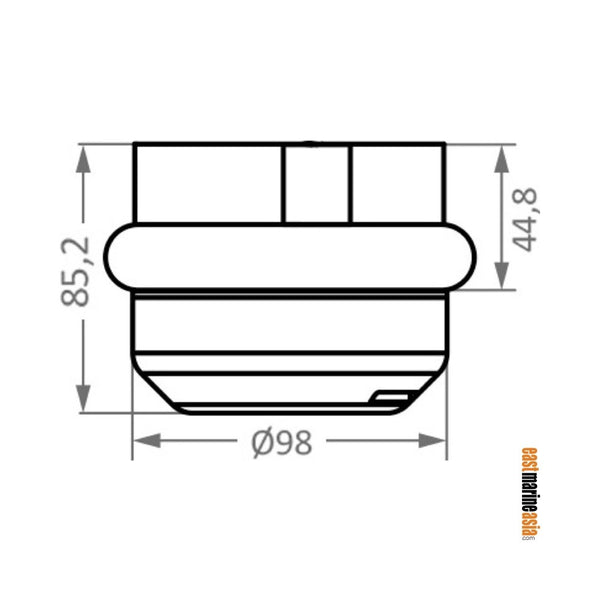 Osculati Discovery LED Tricolour Masthead Navigation Lights
