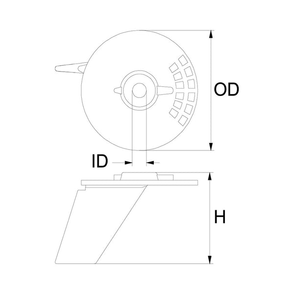 Martyr CM551259630Z Suzuki DF60-70 Cutdown Skeg Anode - Zinc