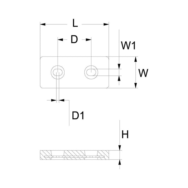 Martyr ZHC-3 Bolt-on Hull Anode - Zinc
