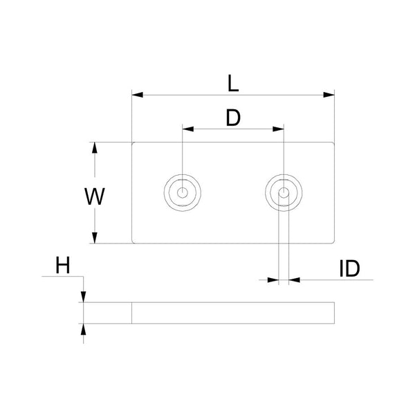Martyr CMZ01BS Bolt-on Hull Anode - Zinc