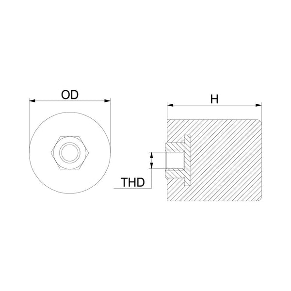 Martyr JDROD100DZ Heat Exchanger Anode - Zinc