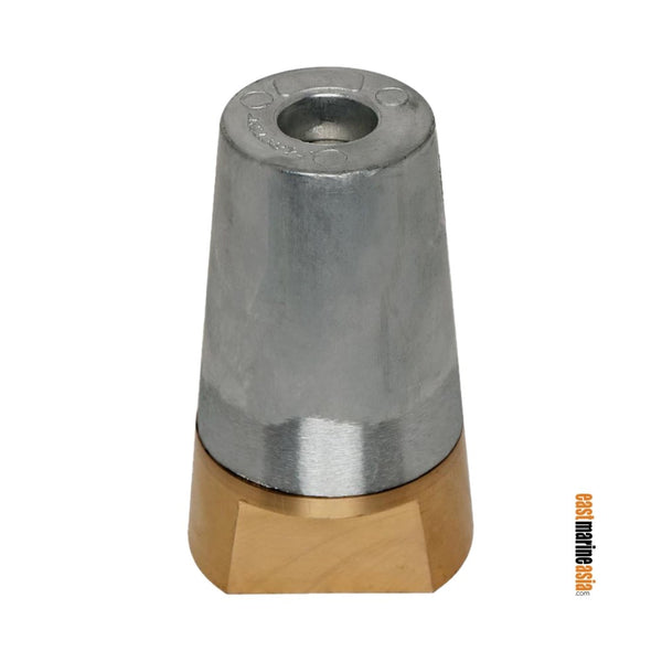 Martyr Beneteau Propeller Nut Anode c/w Inserts & Hardware - Zinc