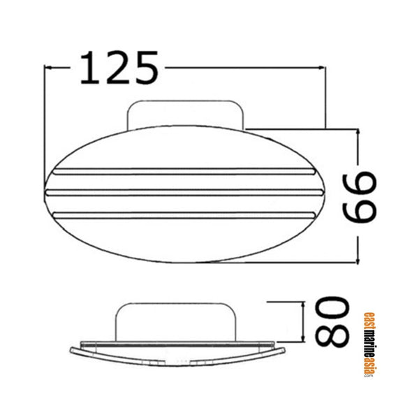 Osculati Built-in Flush Mount Horn