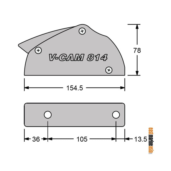 Antal V-cam 814 Clutch - Single